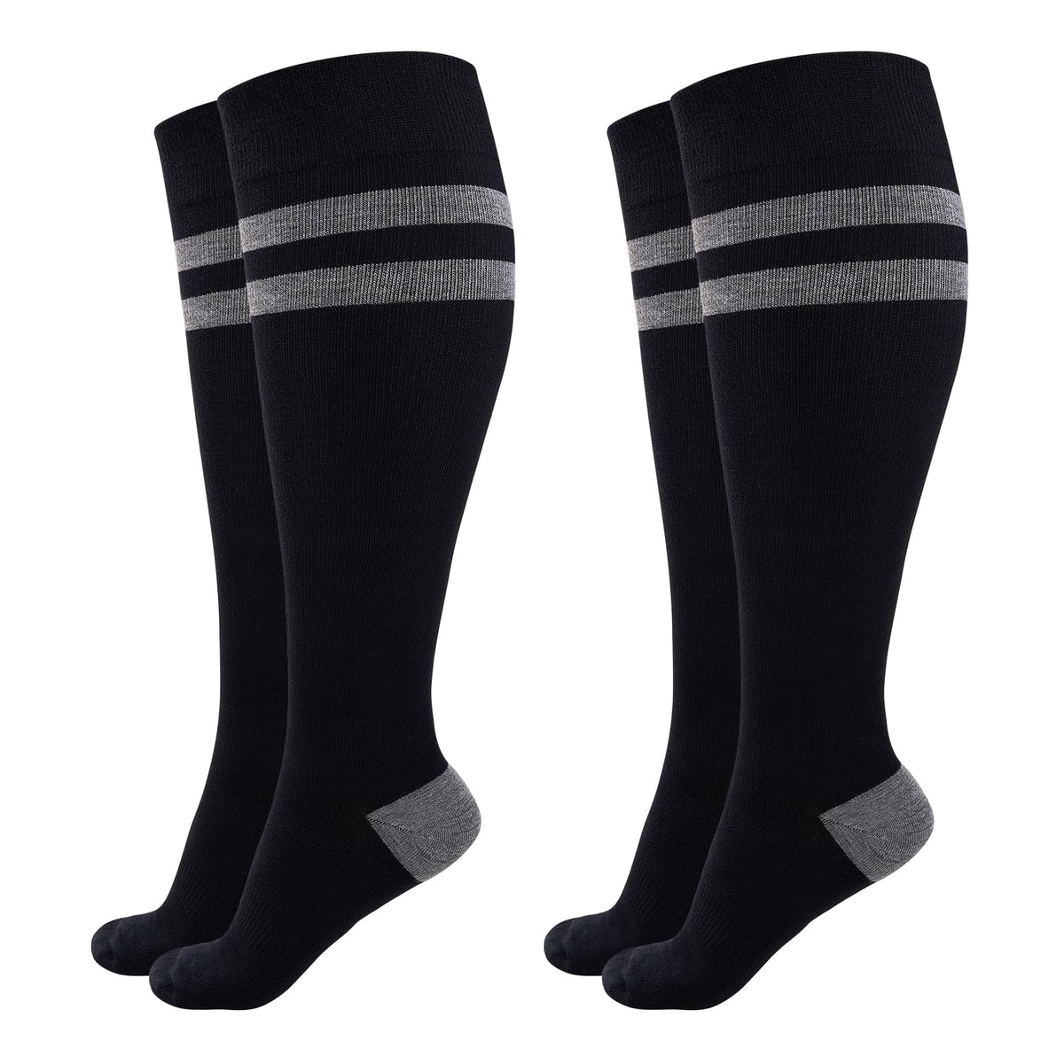 Momcozy 15-20mmHg Wide Calf Compression Socks for Women