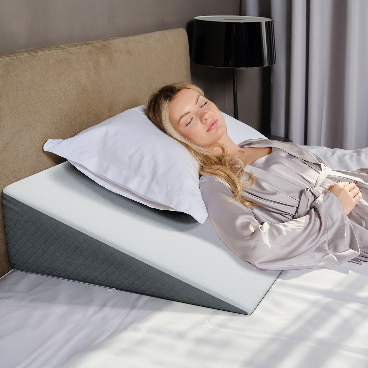 Kolbs Bed Wedge Pillow for Sleep Apnea, Reflux & Back Pain
