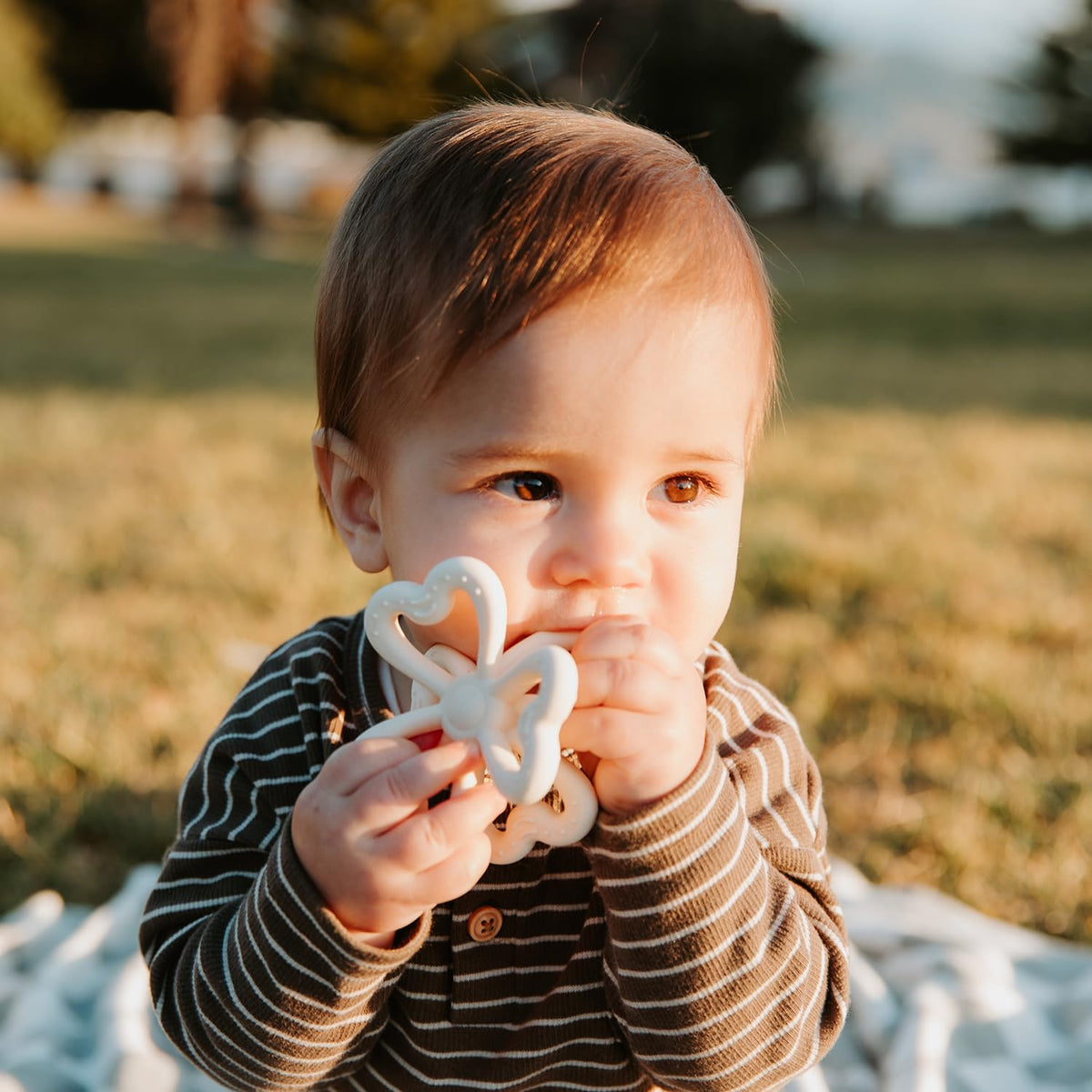 Haakaa Clover Baby Fruit Feeder & Silicone Teether Set