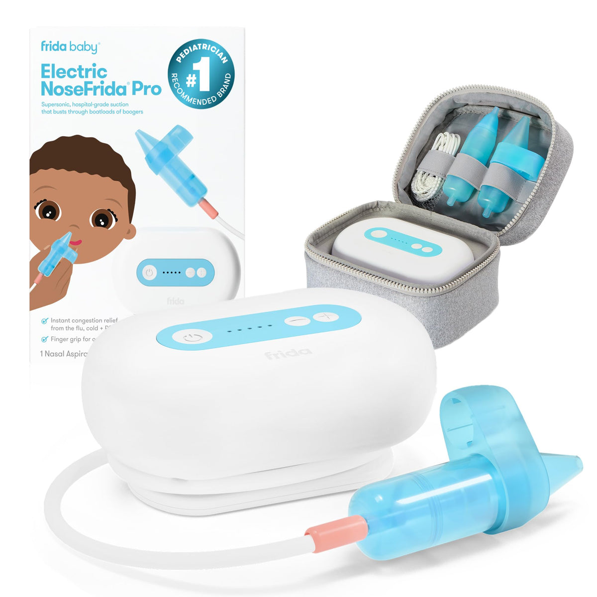 Frida Baby Electric Nasal Aspirator for Babies & Toddlers, Cordless
