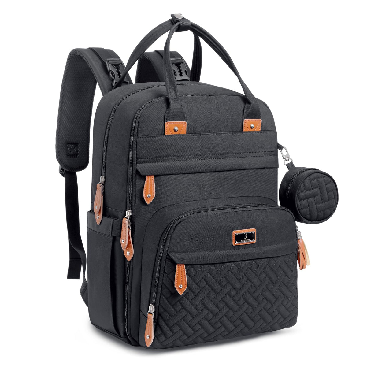 BabbleRoo Diaper Bag Backpack, Waterproof Multifunctional Baby Travel Bag
