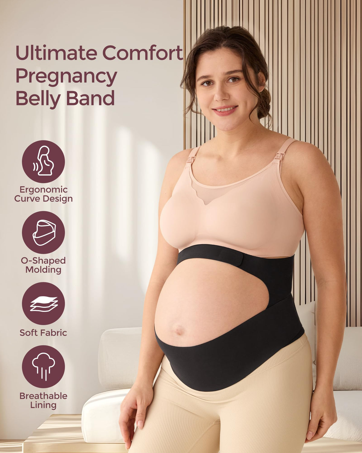 Momcozy CozySupport 3D Ergonest Pregnancy Belly Band