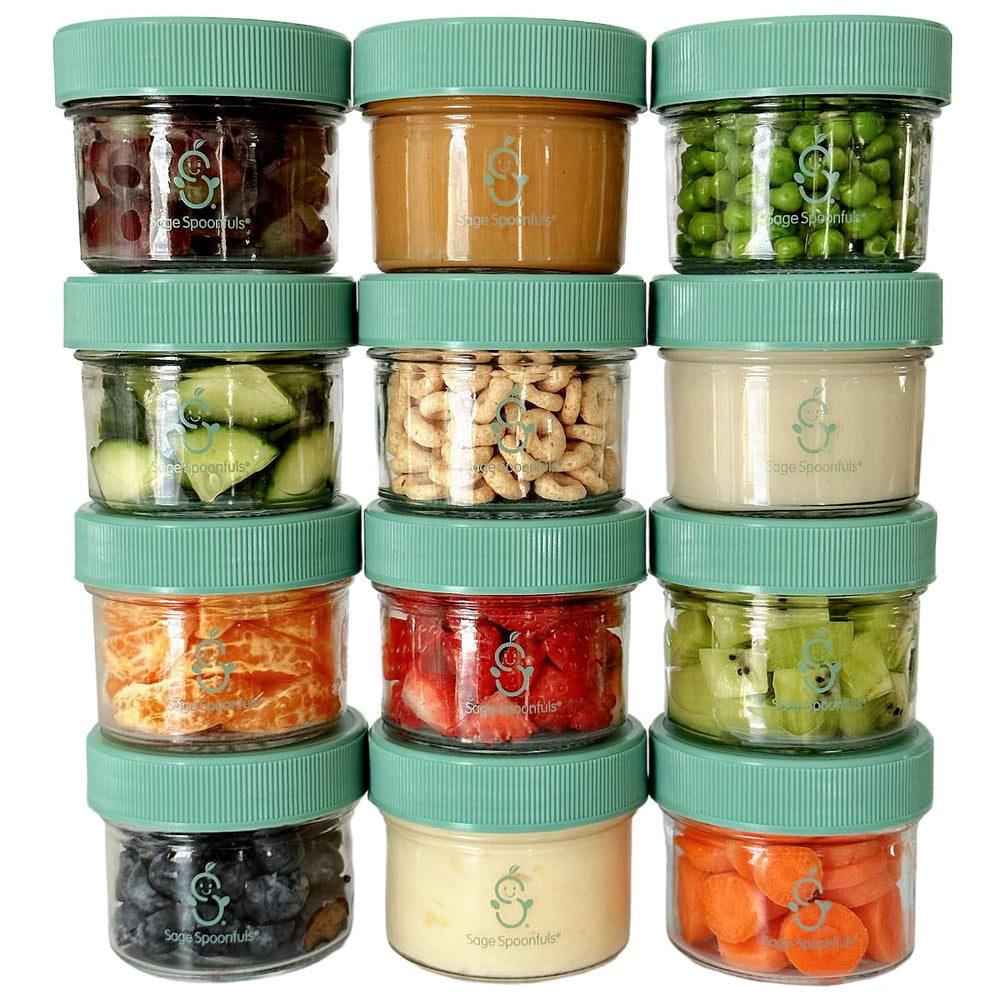 Sage Spoonfuls Reusable Glass Baby Food Containers