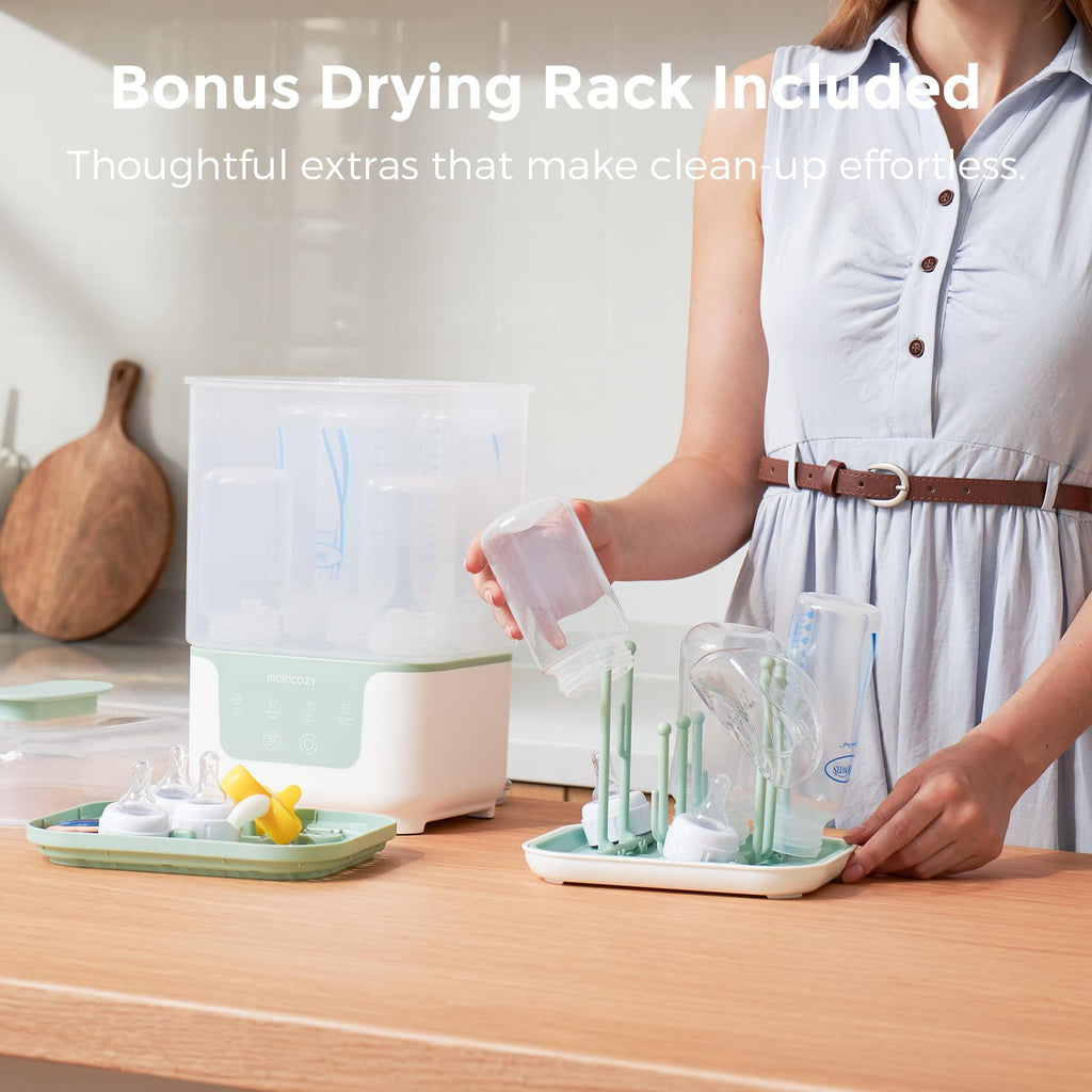 Momcozy Bottle Sterilizer, Dryer & Bottle Brush Kit