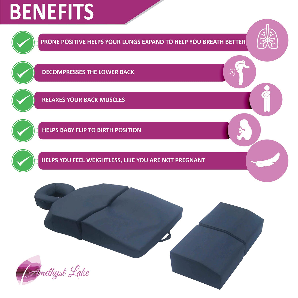 Amethyst Lake Hot Stone Massage Set with Warmer Pot