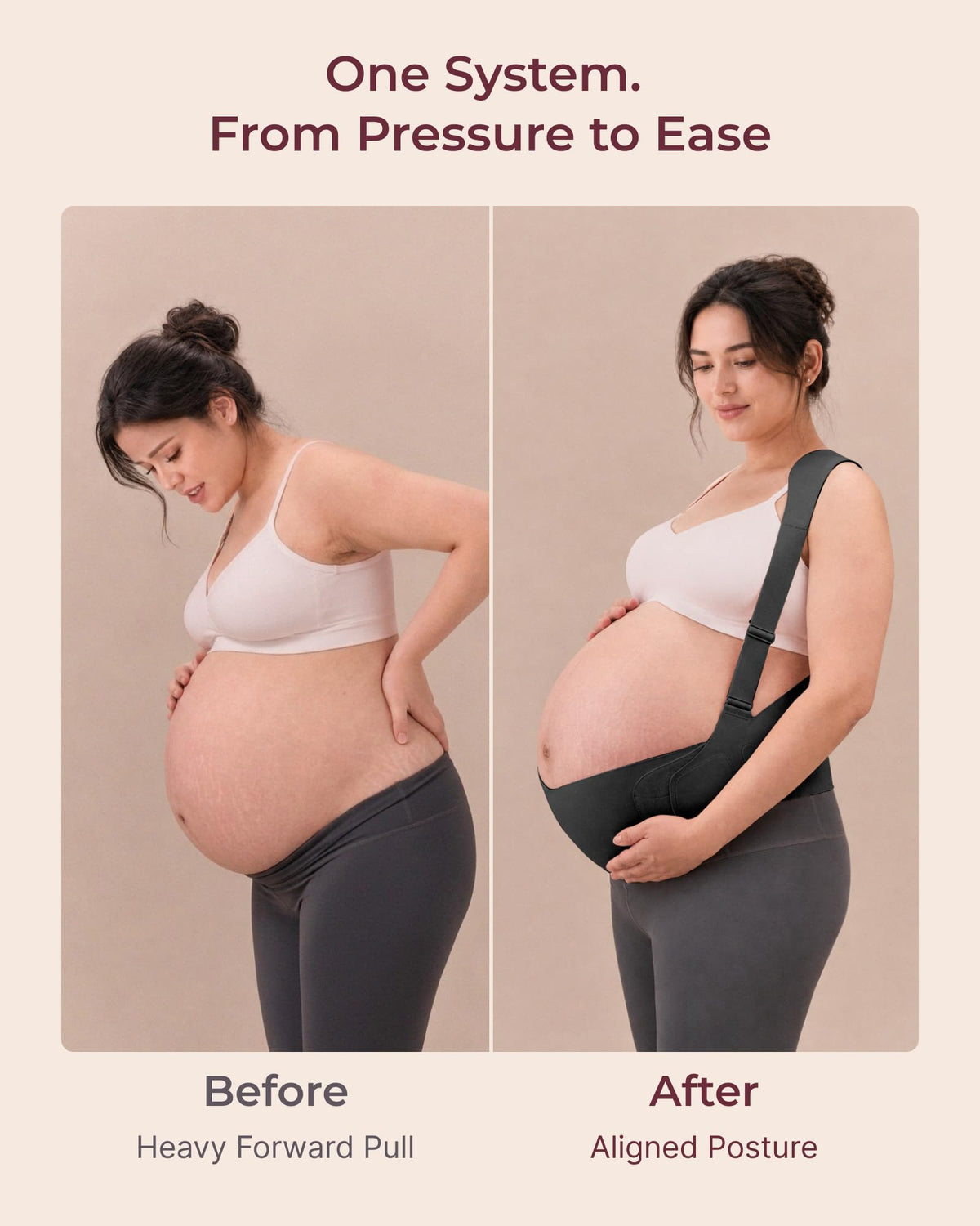 Momcozy Go As You Grow Belly Band for Twins & Multiples