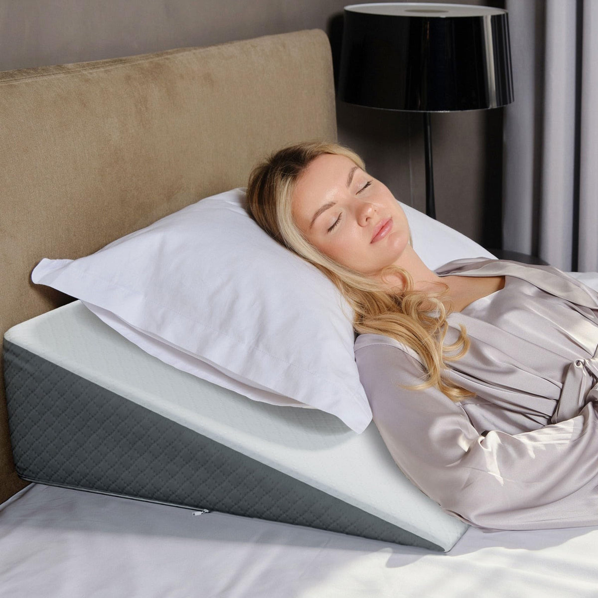 Kolbs Bed Wedge Pillow for Sleep Apnea, Reflux & Back Pain