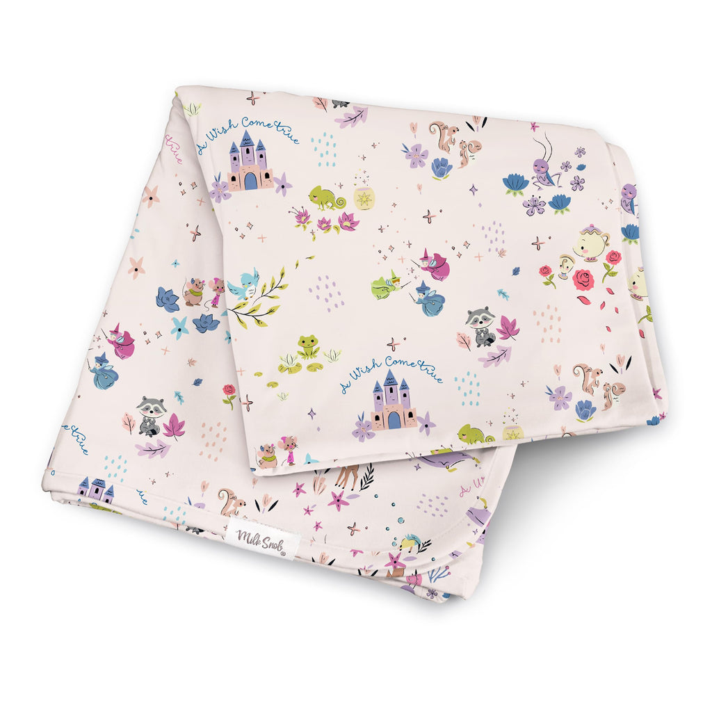 Milk Snob Disney Baby Swaddle Receiving Blanket for Newborns