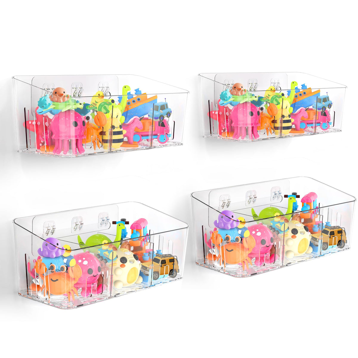 Lysam Baby Bath Toy Organizer, Mesh Storage Bag for Bathtub Toys