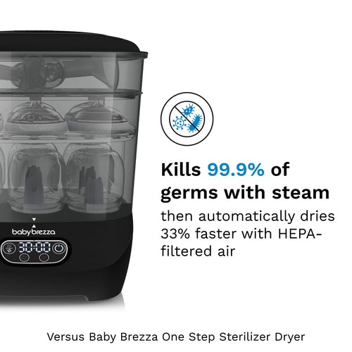Baby Brezza SuperQuick 8-Bottle Sterilizer & Dryer