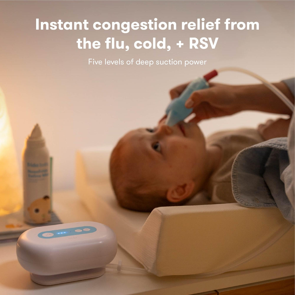 Frida Baby Electric Nasal Aspirator for Babies & Toddlers, Cordless