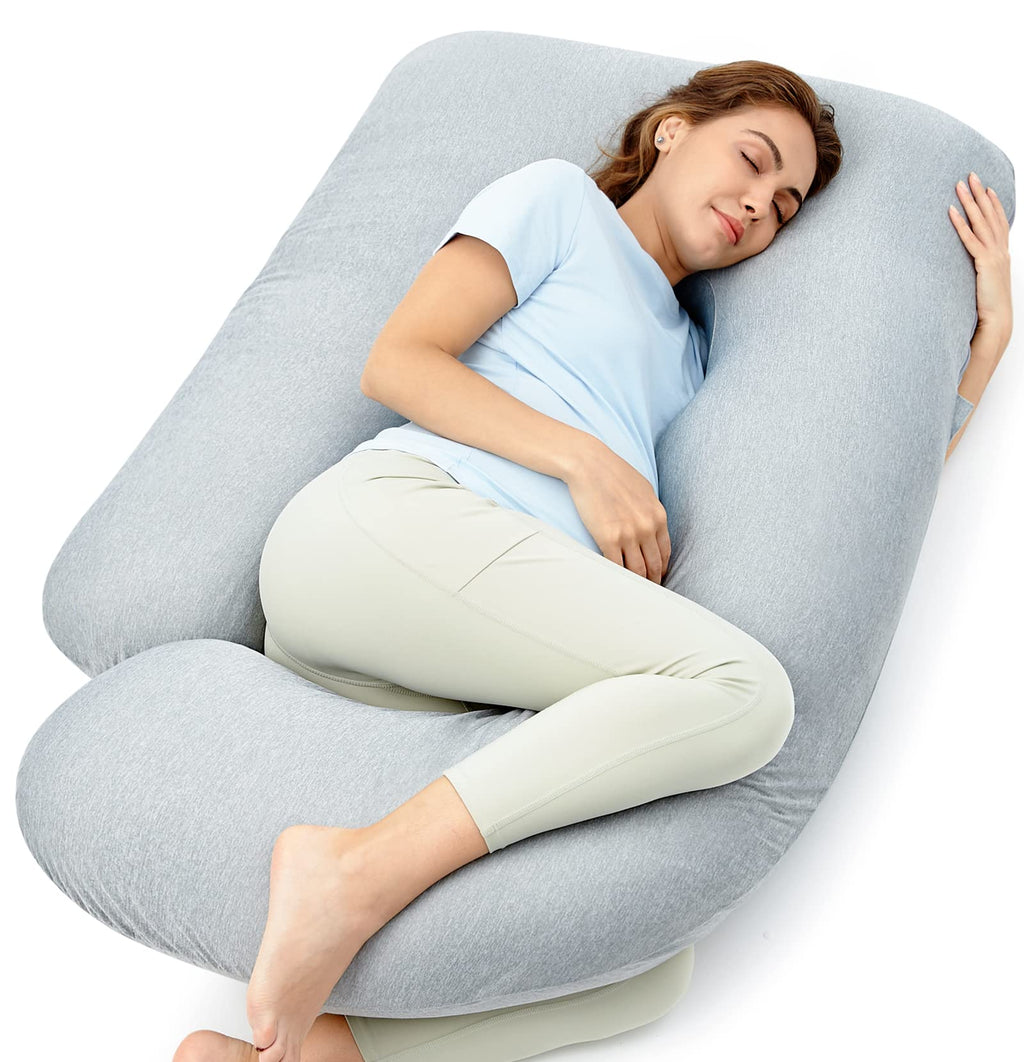 Momcozy 57-Inch U-Shaped Full Body Pregnancy Pillow