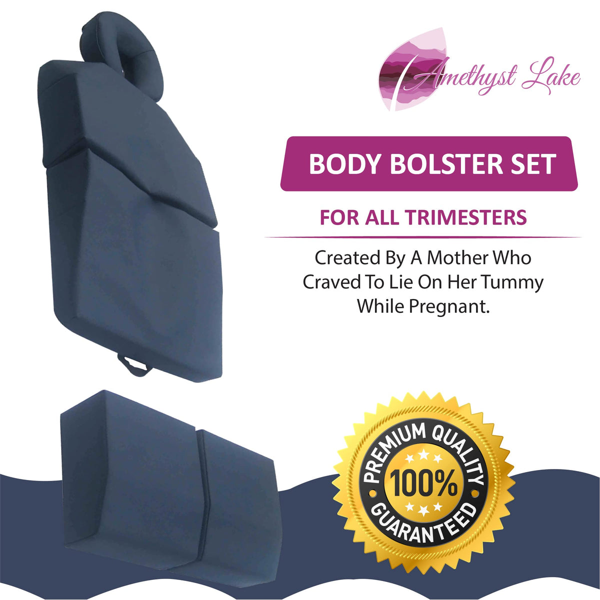 Amethyst Lake Hot Stone Massage Set with Warmer Pot