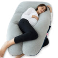 Meiz U-Shaped Full Body Pregnancy Pillow with Removable Cover