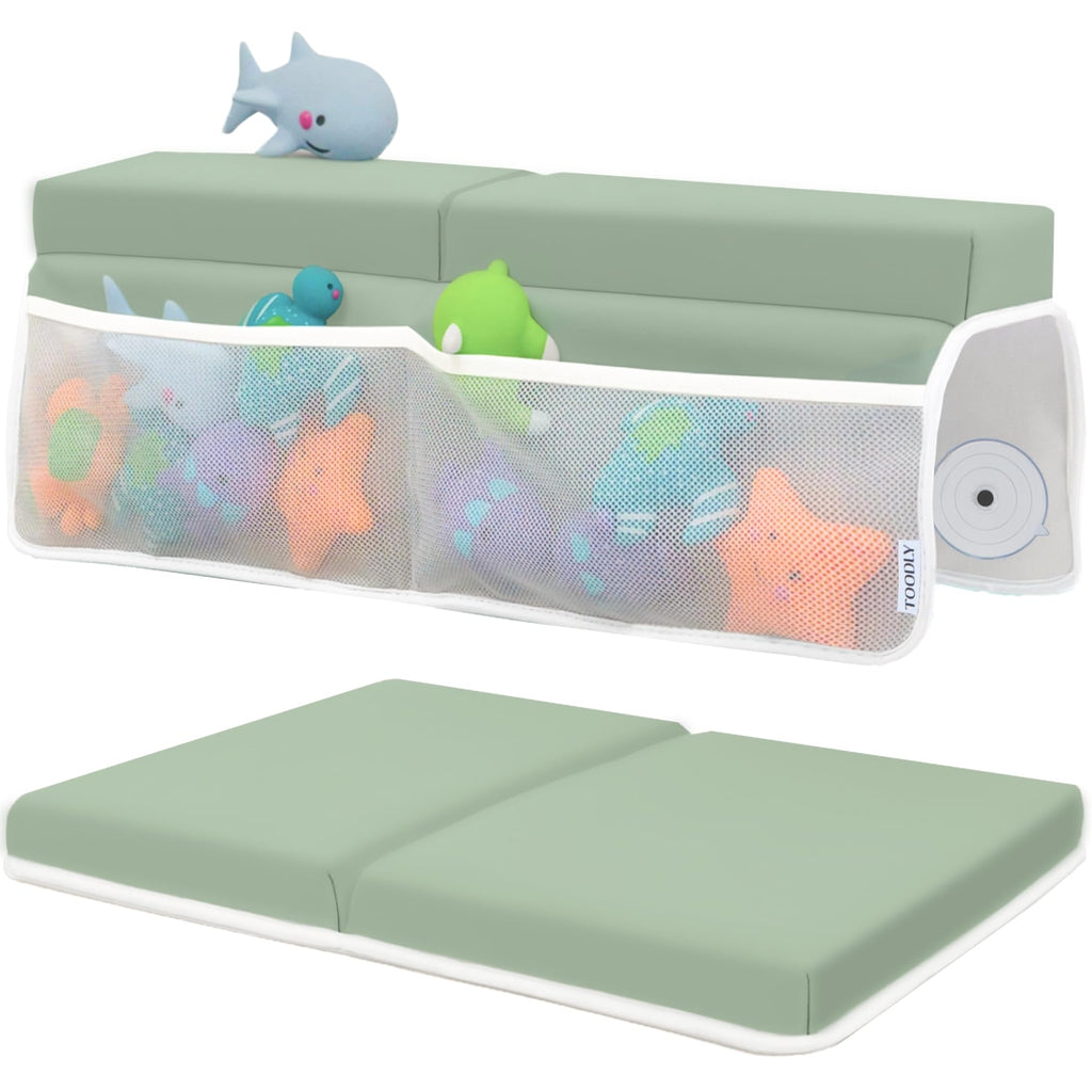 Toodly Comfortable Baby Bath Kneeler and Elbow Rest Pad Set - 1.5 Inch
