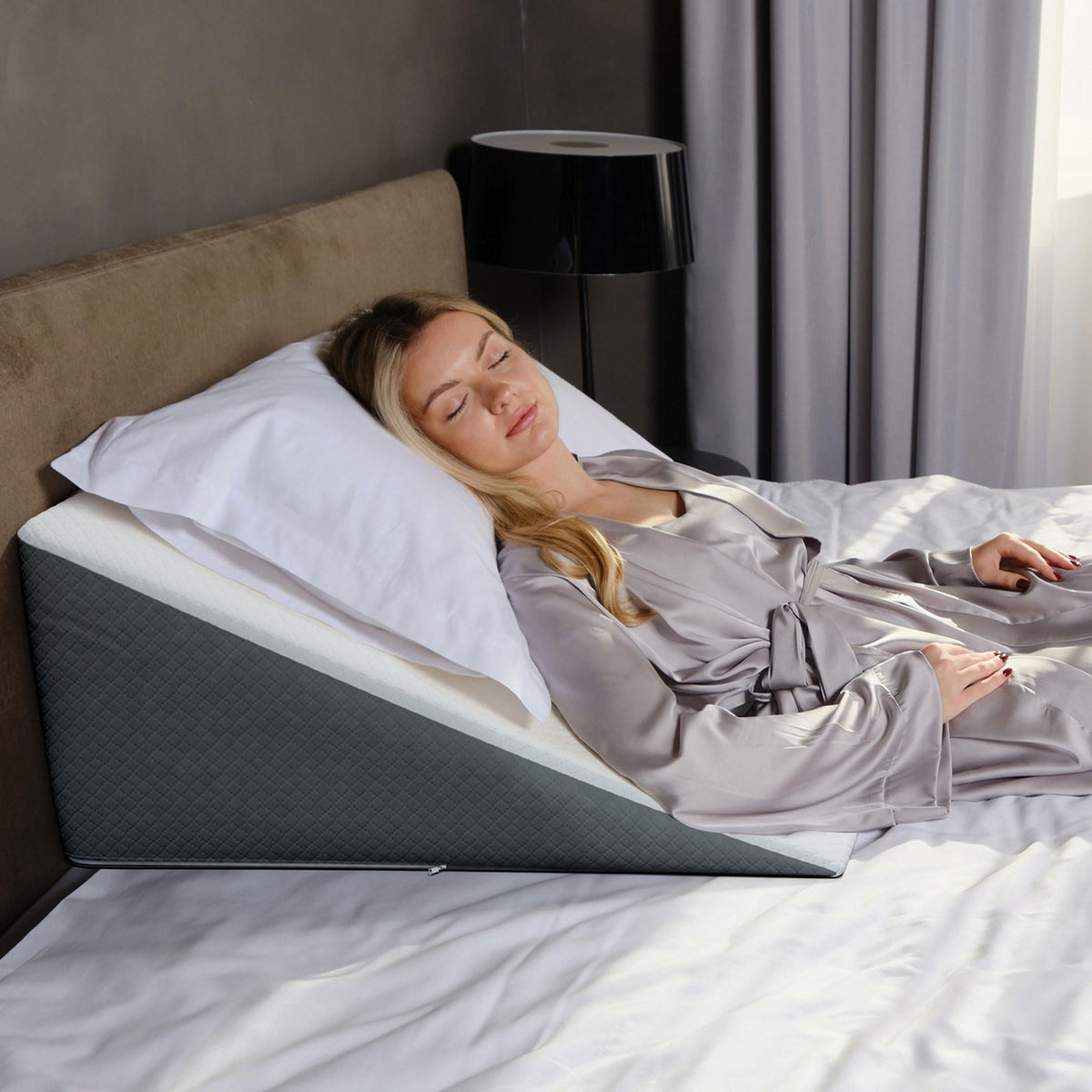 Kolbs Bed Wedge Pillow for Sleep Apnea, Reflux & Back Pain
