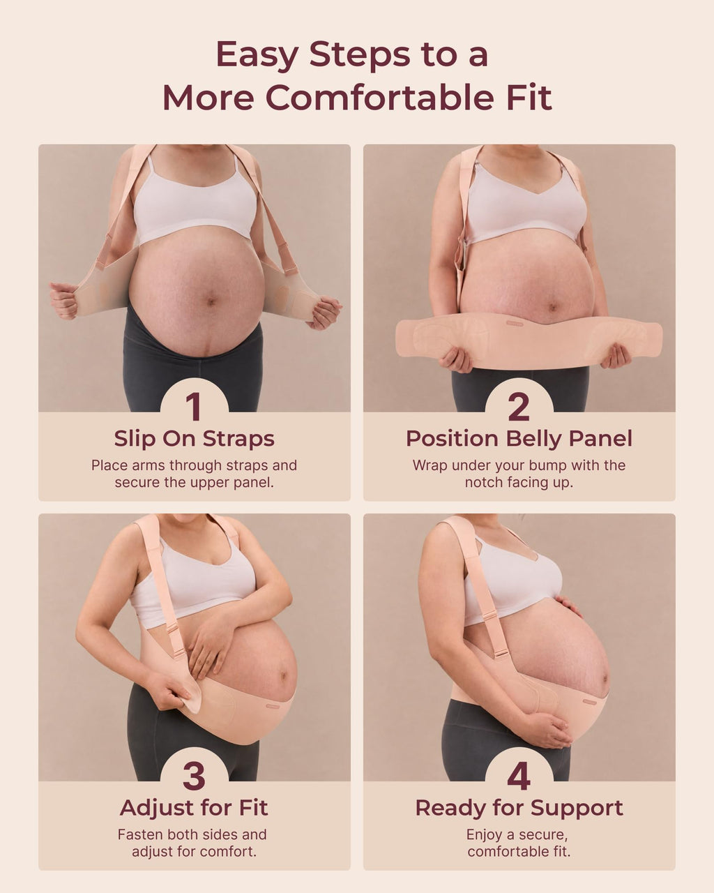 Momcozy Go As You Grow Belly Band for Twins & Multiples