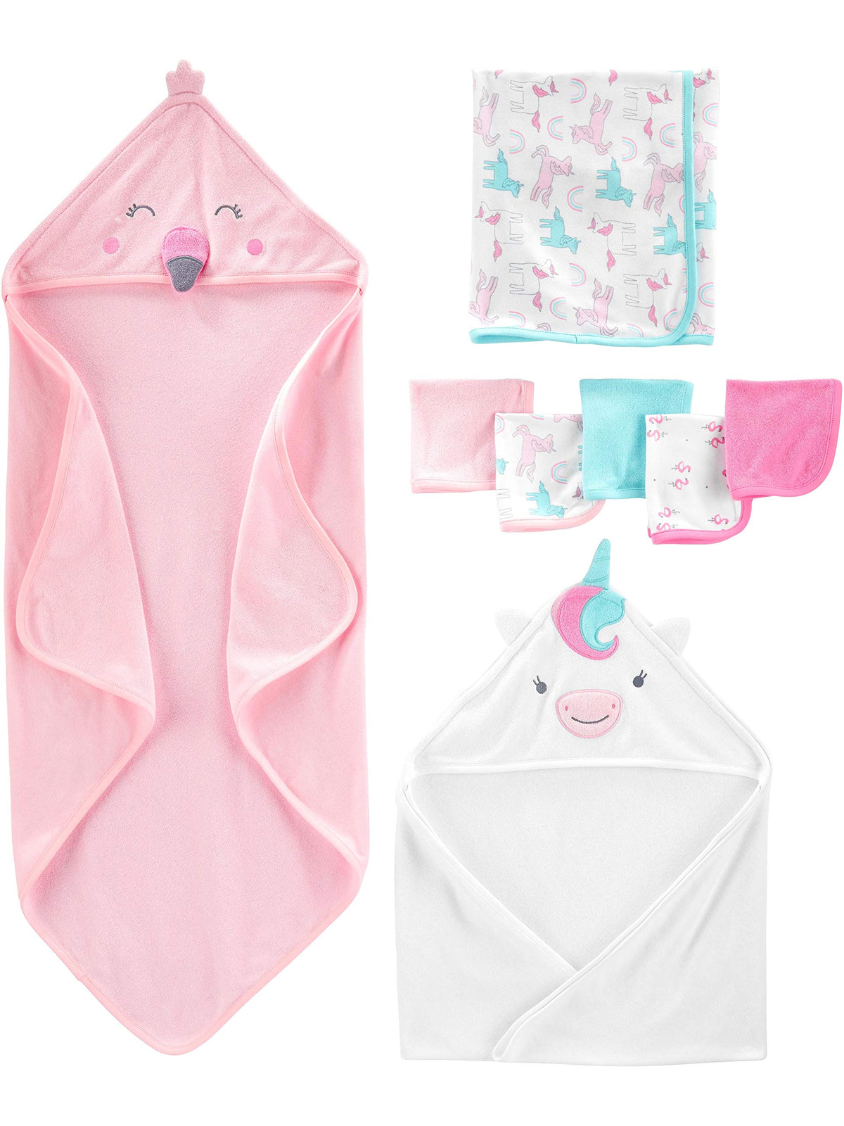 Simple Joys by Carter’s Baby Towel & Washcloth Set, 8-Piece Collection