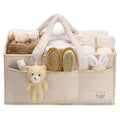 PeraBella Baby Diaper Caddy Organizer, Portable Nursery Storage Basket for Changing Table