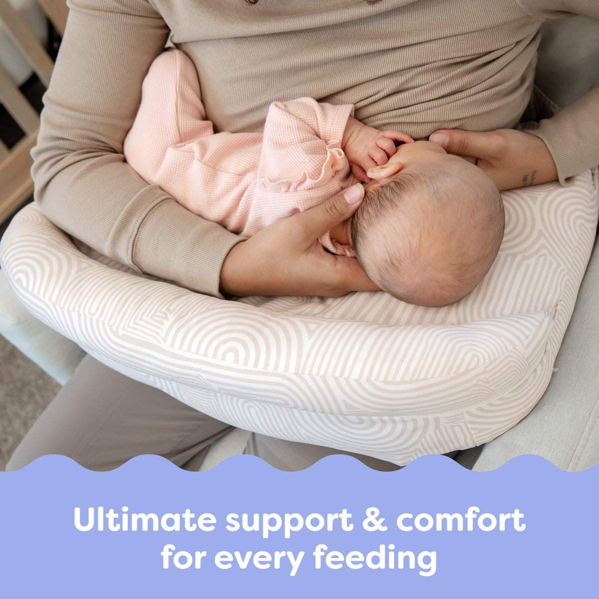 Boppy Complete Ergonomic Nursing & Bottle Feeding Pillow
