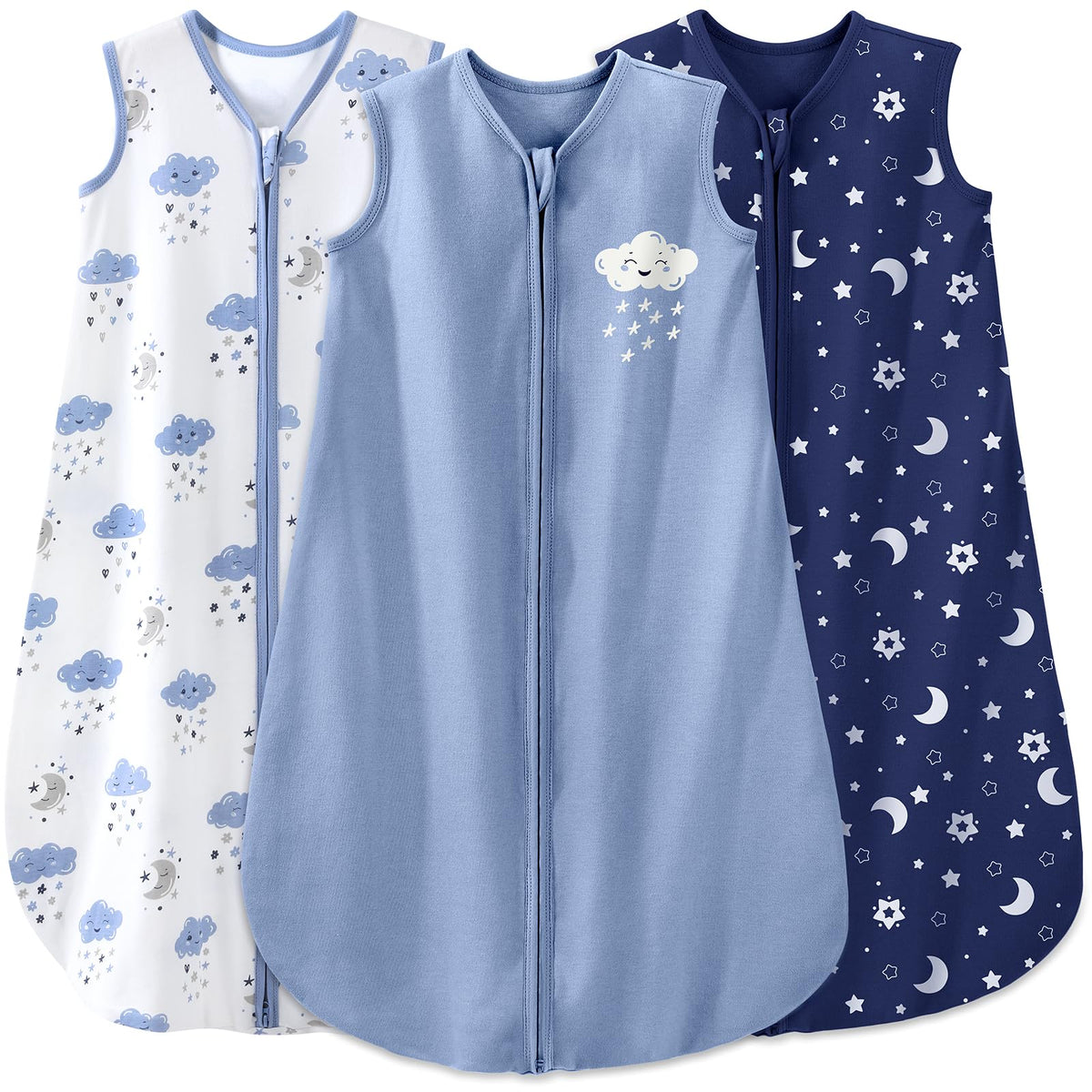 Yoofoss Baby Wearable Sleep Sack with 2-Way Zipper, Cotton Blanket