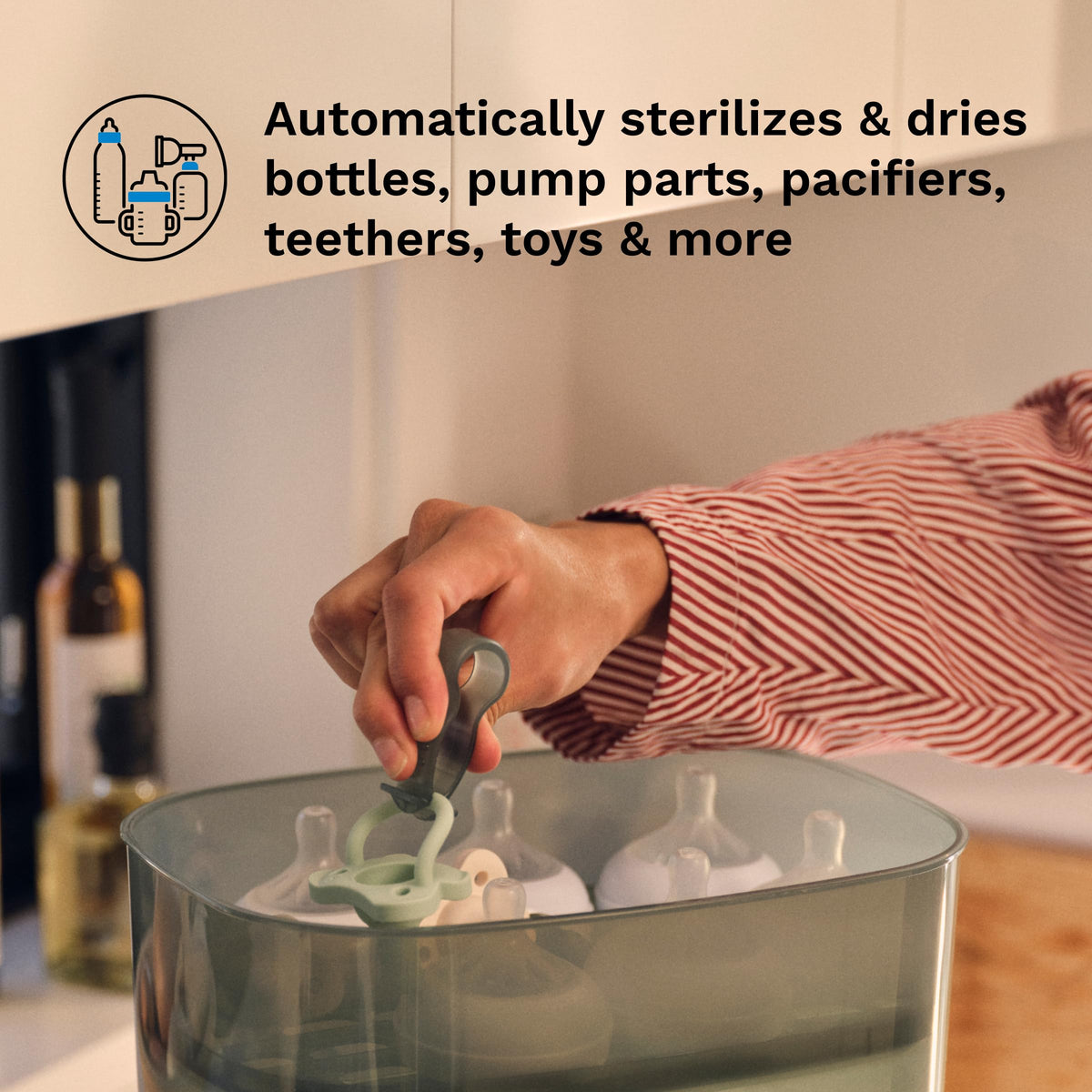 Baby Brezza SuperQuick 8-Bottle Sterilizer & Dryer