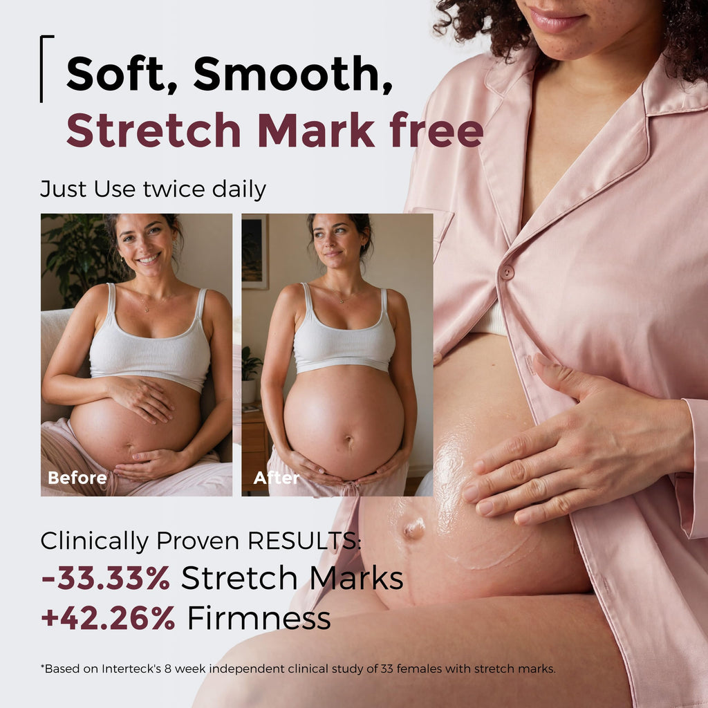 Momcozy Maternity Comfort Bundle with Pregnancy Pillow & Cream
