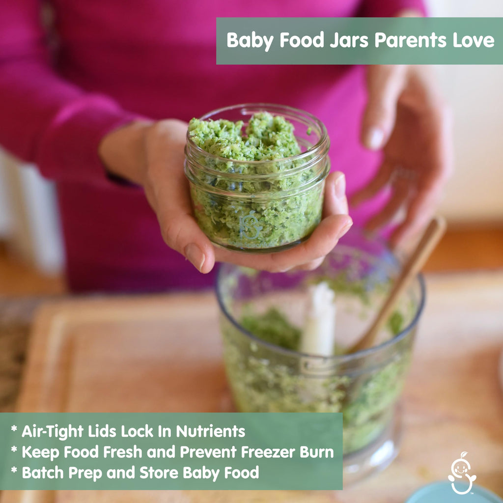 Sage Spoonfuls Reusable Glass Baby Food Containers