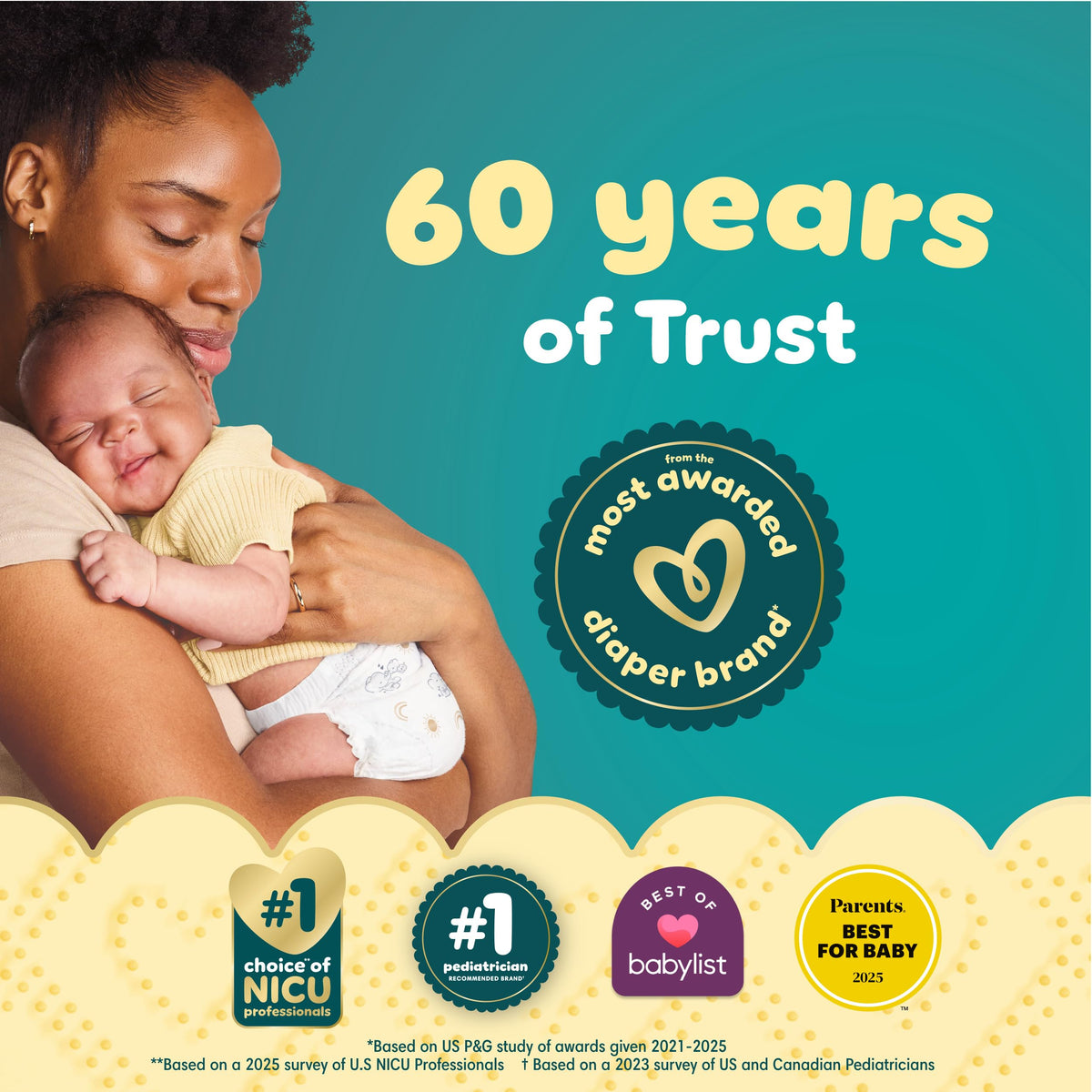 Pampers Swaddlers Disposable Baby Diapers, Gentle Newborn Diaper Care