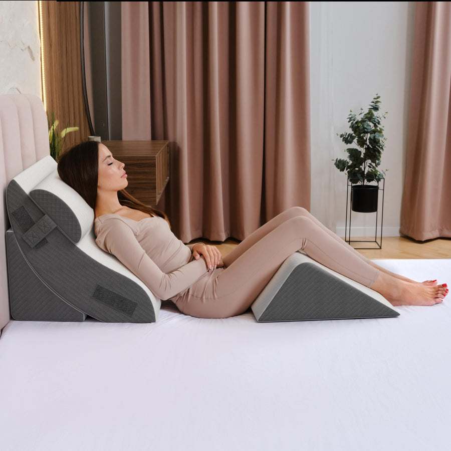 Kolbs Bed Wedge Pillow for Sleep Apnea, Reflux & Back Pain