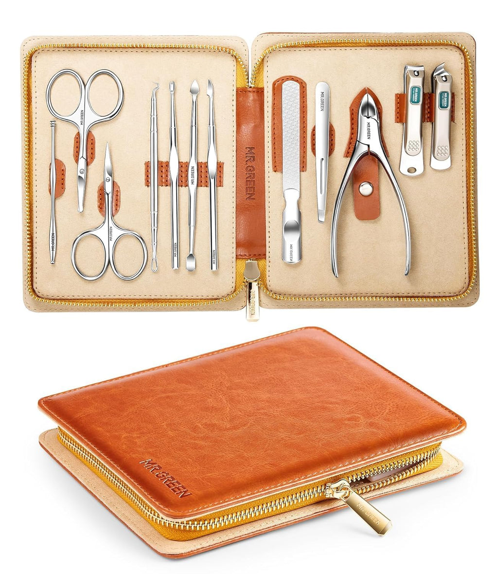 MR.GREEN 12-in-1 Stainless Steel Manicure & Nail Care Set