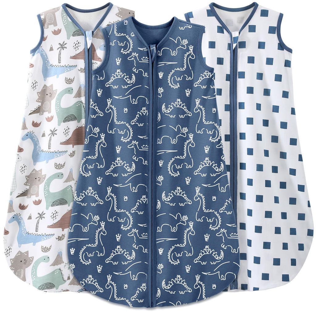 Yoofoss Baby Wearable Sleep Sack with 2-Way Zipper, Cotton Blanket