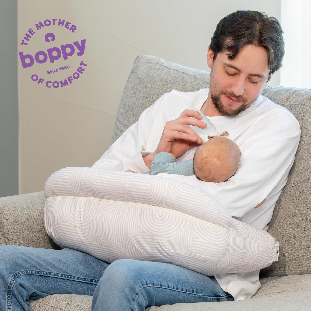 Boppy Complete Ergonomic Nursing & Bottle Feeding Pillow