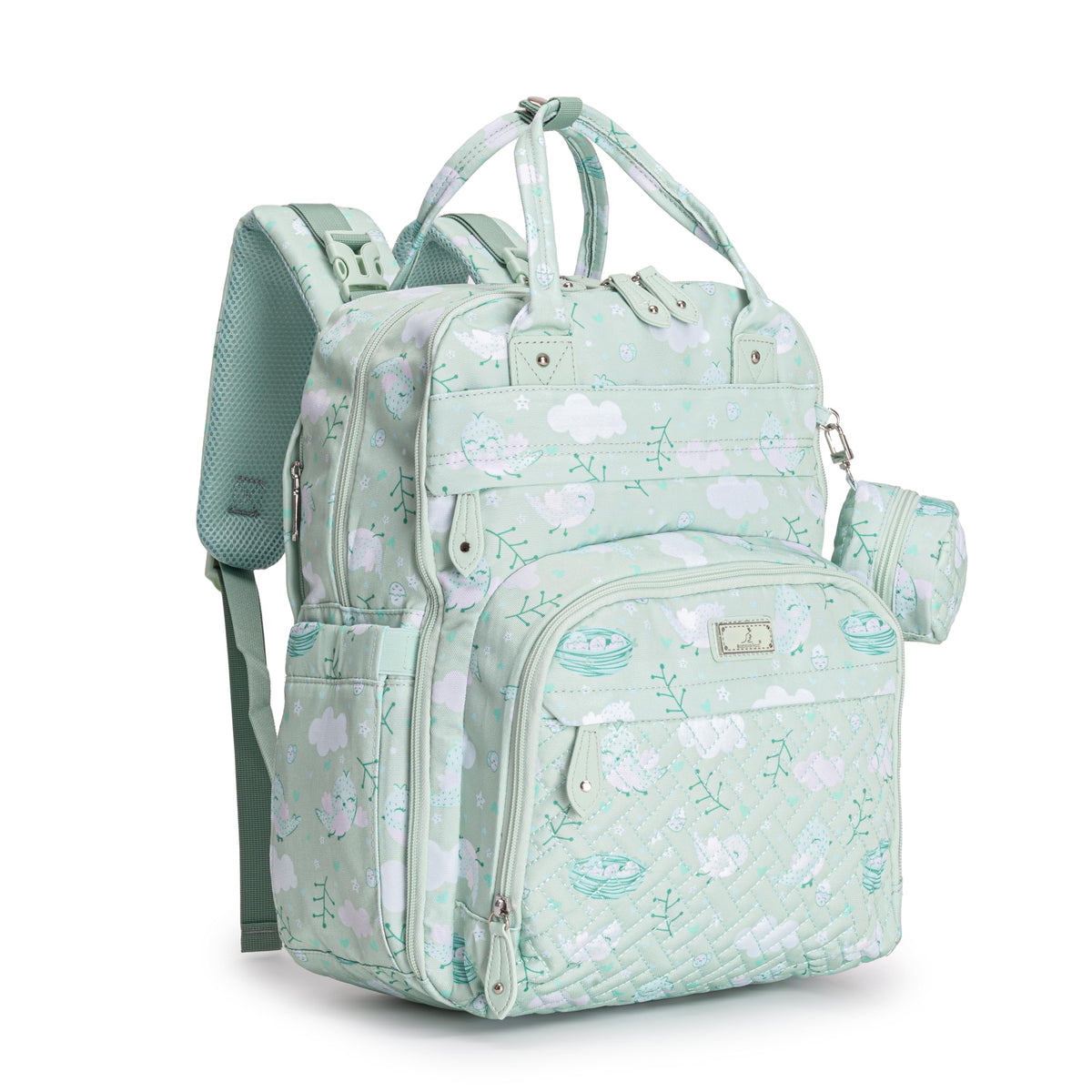 BabbleRoo Diaper Bag Backpack, Waterproof Multifunctional Baby Travel Bag