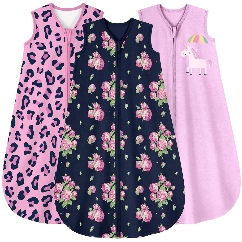 Yoofoss Baby Wearable Sleep Sack with 2-Way Zipper, Cotton Blanket