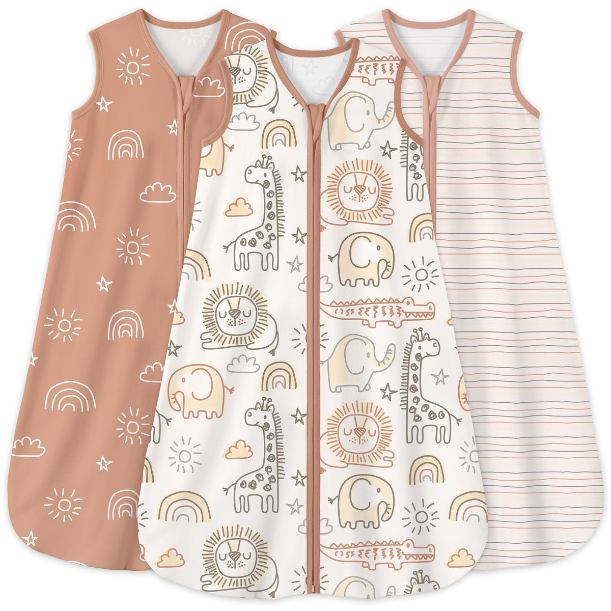 Yoofoss Baby Wearable Sleep Sack with 2-Way Zipper, Cotton Blanket